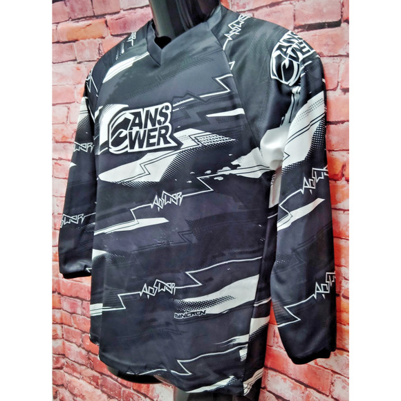 Youth Sized Answer Brand Logo Motocross Syncron Riding Set (Pants & Shirt) - Picture 2 of 14